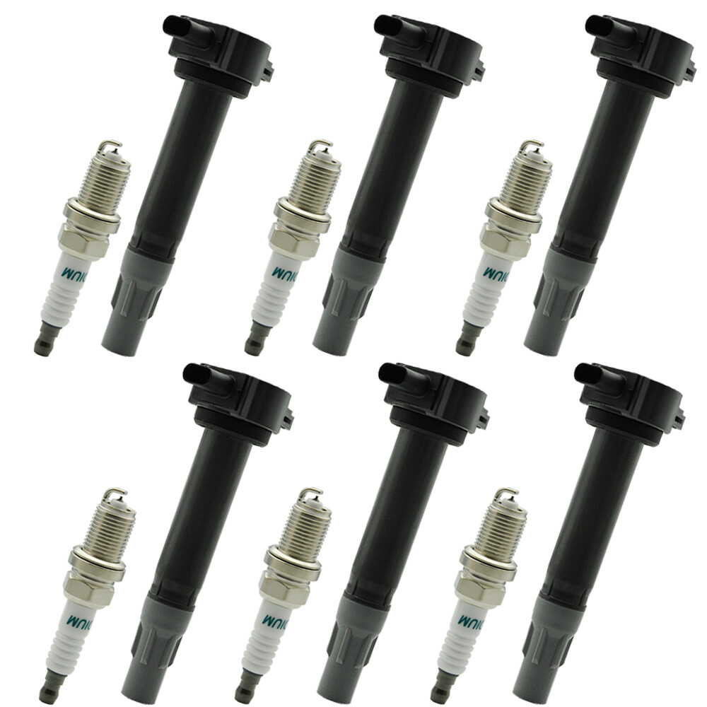 6 Ignition Coils UF502 + 6 Spark Plugs For Dodge Charger 3.5L 2006-2010 – Kit