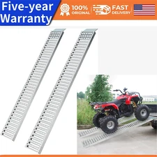 Set of 2 Truck Ramps with 1000lbs Capacity 72x9 Inch Loading ATV Ramp ATV Truck