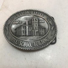    MARION KANSAS BELT BUCKLE HILL SCHOOL BUILDING WESTERN ASSOCIATES 498 OF 500