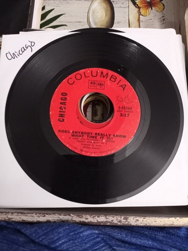 Rock 45 Chicago - Does Anybody Really Know What Time It Is? / Listen VG ...
