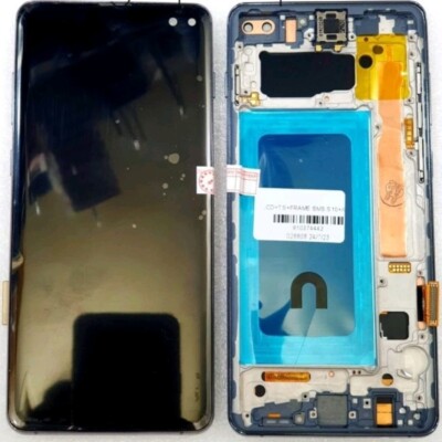 Für Samsung Galaxy S10+ Plus G975 OLED LCD Touchscreen Ersatz Display + Rahmen