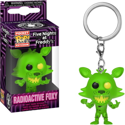 Five Nights at Freddy's - Radioactive Foxy  - Schlüsselanhänger Funko Pocket POP