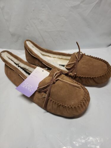 Stars Above Women's Chaia Moccasin Slippers Size 12 Chesnut - Picture 1 of 3