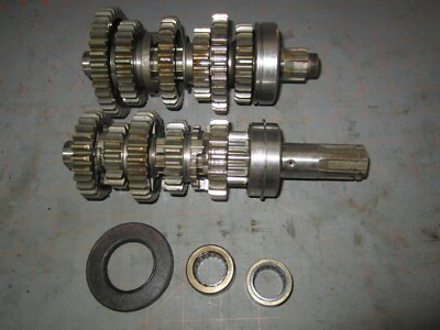 YAMAHA XS400E 1979 TRANSMISSION GEAR BOX SHAFTS 1ST 2ND 3RD 4TH 79 XS 400 E