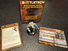 Battletech Ice Ferret Prime (Fenris) mech Clan Invasion Kickstarter Salvage Box