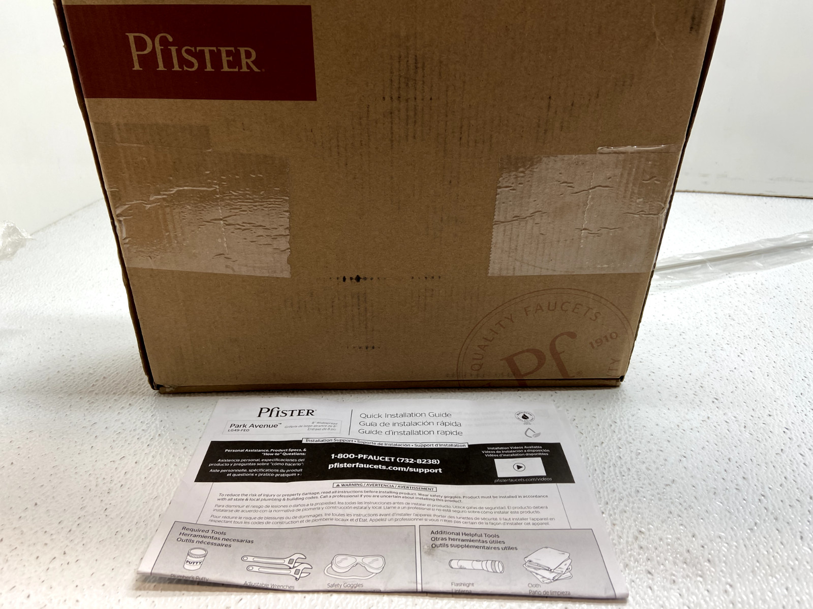 Pfister LG49-FE0K Bath Faucets and Accessories, Brushed Nickel