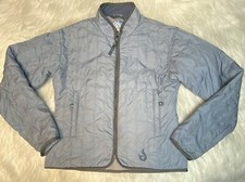 Isis Womens Puffer Jacket Size 4 Blue Fill Zip