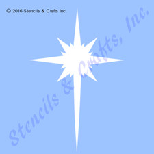 8" BETHLEHEM STAR CHRISTMAS CELESTIAL PAINT STENCILS TEMPLATE PATTERN CRAFT NEW