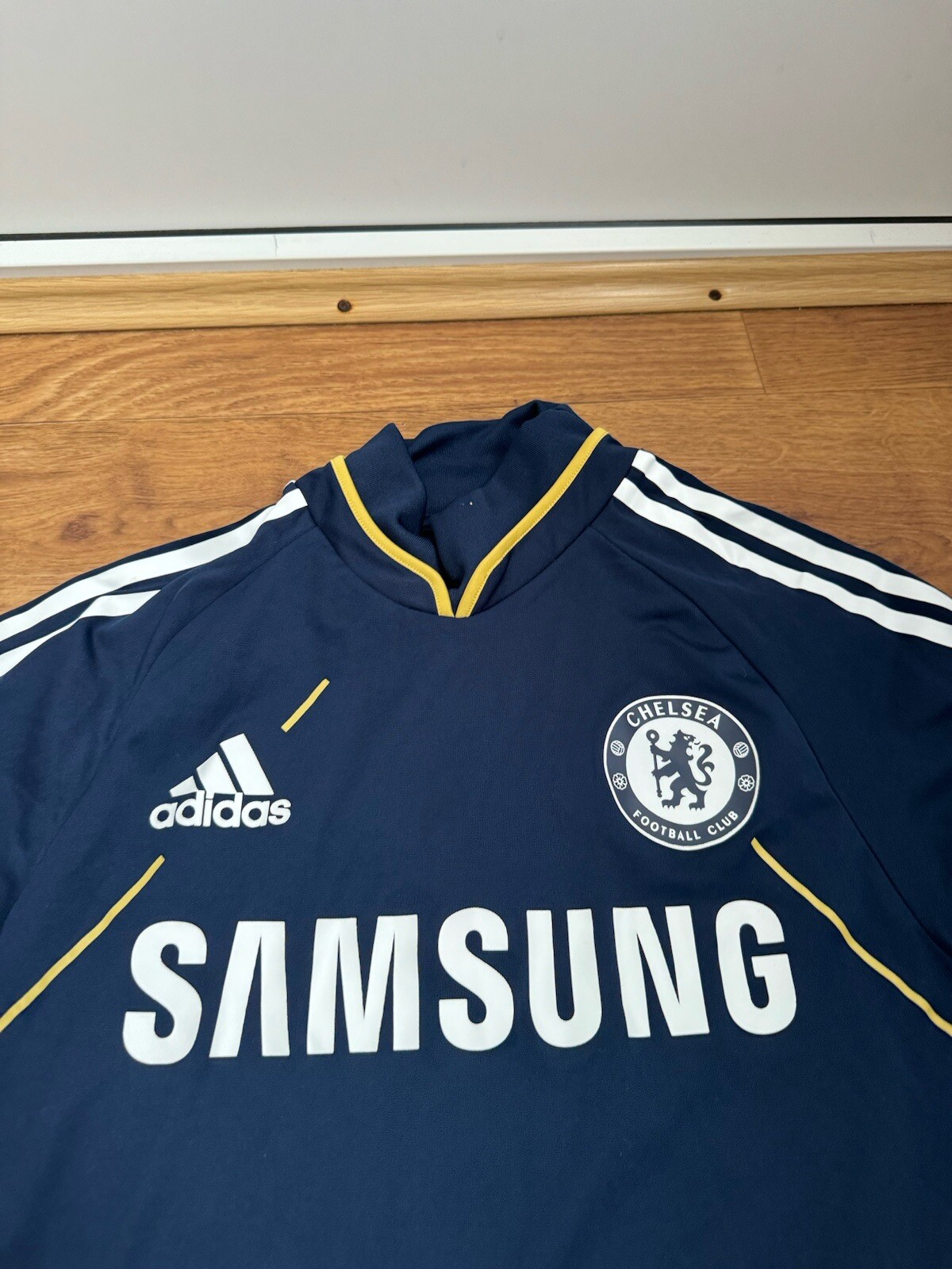 ADIDAS CHELSEA 2010 2011 TRAINING FOOTBALL SHIRT SOCCER JERSEY Size S thumbnail 2