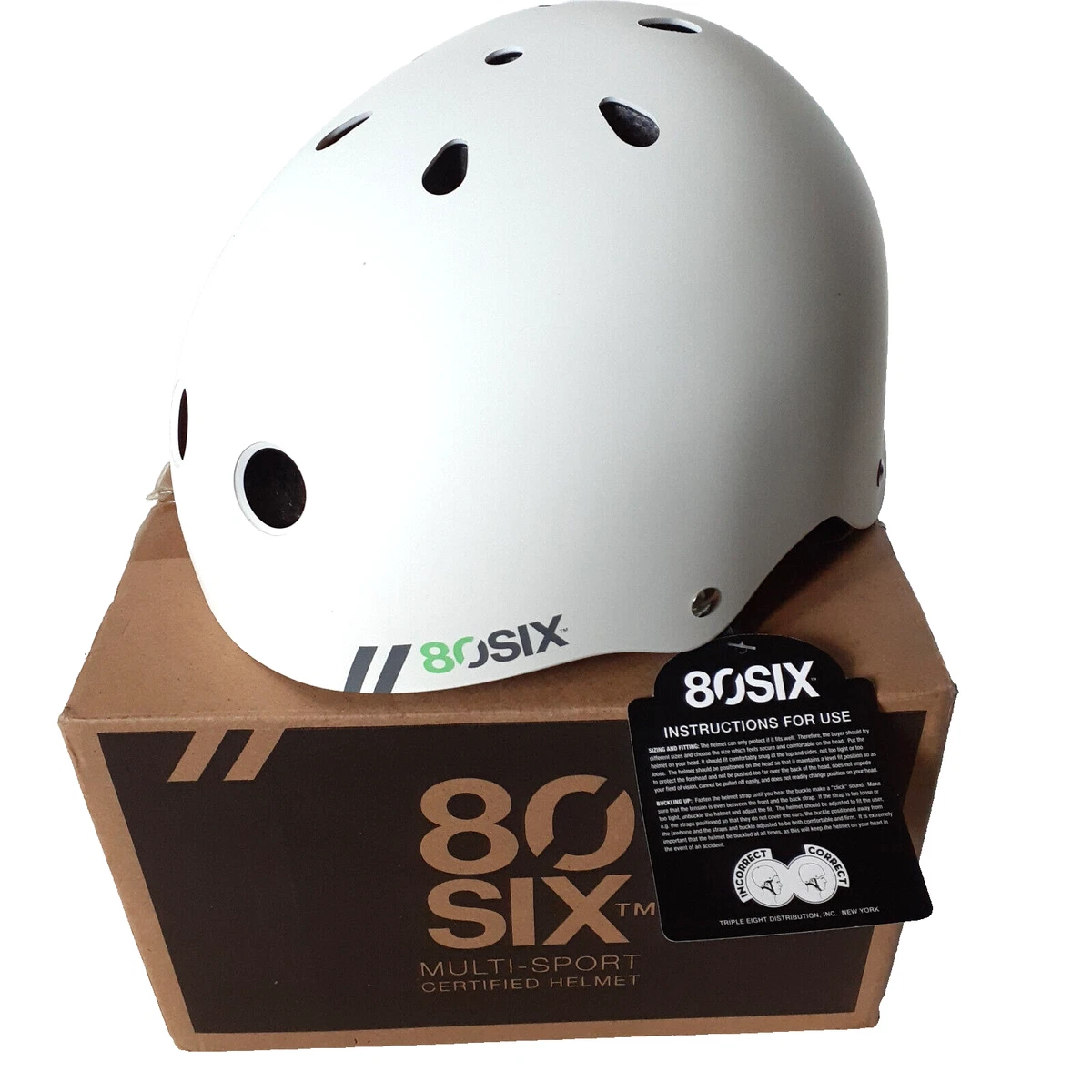 Triple Eight White Cycling Helmets & Protective Gear for sale | eBay Triple Eight White Cycling Helmets & Protective Gear for sale | eBay