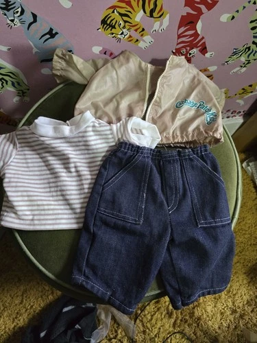 vintage Cabbage patch kid 1980s windbreaker full outfit