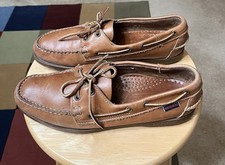 Sebago Docksides Men’s US US9.5M Made In USA Brown Men’s Boat Shoes