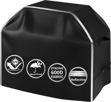Large 60 Inch Grill Cover for Outdoor Grill Heavy Duty Waterproof, 600D BBQ Gril