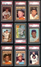1962 Topps Baseball All-PSA Near Complete Set / Lot 7 - NM 6533897
