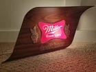 Vintage Miller High Life Lighted Beer Sign 25" x 12" The Champagne Of Beer