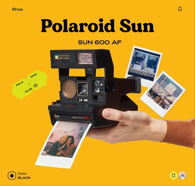 Vintage Polaroid 660 Sonar Autofocus Instant Film Camera