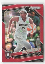 2025 Panini Prizm WNBA #16 Allisha Gray Red Pandora Prizms #/199