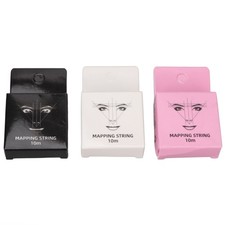 3pcs 32.8ft Microblading String Measurement 15ml Pre Inked Eyebrow Mapping