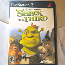 Activision Shrek the Third Sony PlayStation 2 PS2, 2007 E10+ NTSC-U/C Manual