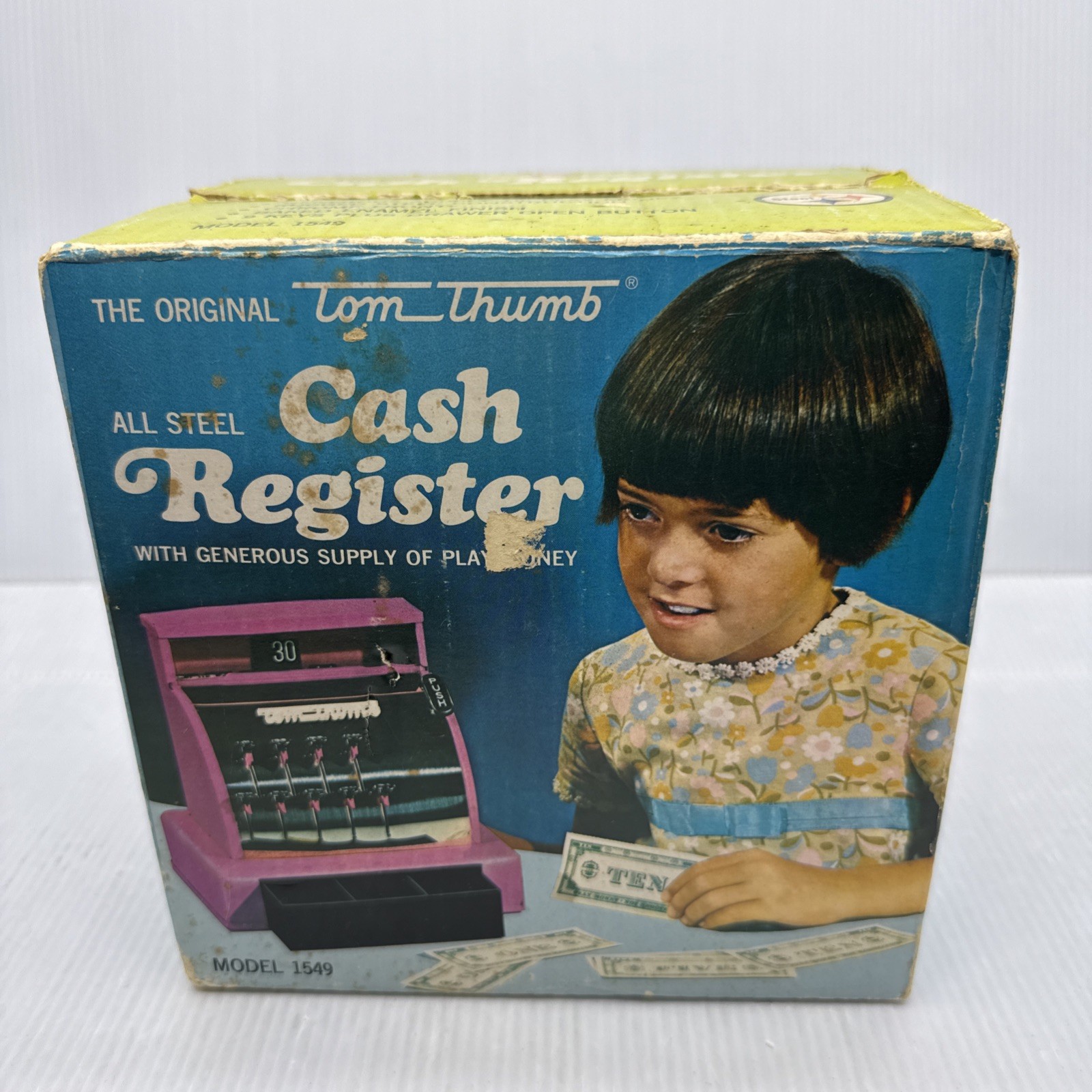 как выглядит Tom Thumb Pink Metal Cash Register 60s Western Stamping Co Model 1549 фото