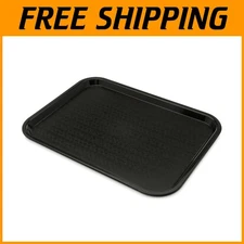 CFS Cafe Standard Tray, Black, 16" x 12", Pack of 24