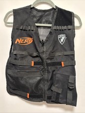 NERF N-Strike Elite Tactical Vest Adjustable Black and Orange