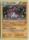 Krookodile Holo Rare Holo Black and White 65/114 HP