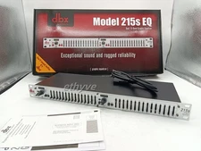 DBX 215s Dual Channel 15-Band Graphic Equalizer Switchable ±6 or ±15 dB NEW