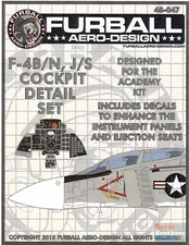 FUR48047 1:48 Furball Aero Design F-4B F-4N F-4J F-4S Phantom II Cockpit Detail