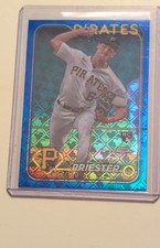 2024 Topps Chrome Logofractor Edition - Quinn Priester #55 Blue Refractor /150 