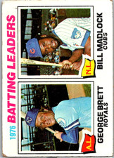 1977 Topps - '76 BATTING Leaders George Brett, Bill Madlock #1 [00708]