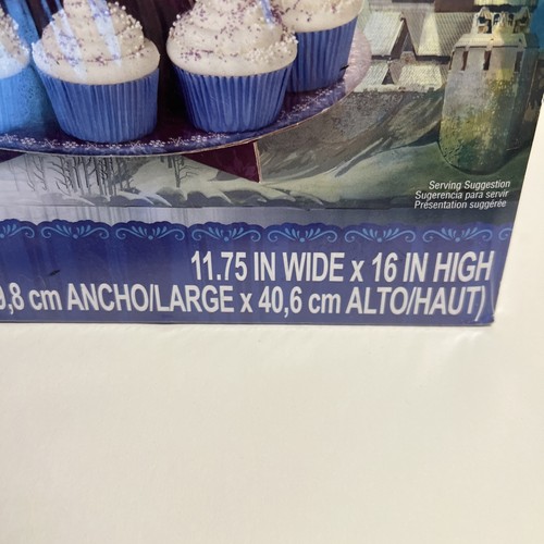 New Wilton Disney Frozen Cupcake 3 Tier Display Hold 24 11.75" W x16” Tall - Picture 3 of 8