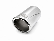 Auspuffblende Endrohr Blende für BMW E46 65mm Edelstahl in Sportauspuff Optik