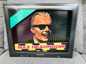 Max Headroom 3D Counter Display/Mobile-Sweepstake Entries, Holder & Post Card