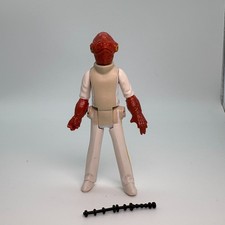 Star Wars VTG 1983 V1 ROTJ Admiral Ackbar 100 COMPLETE KENNER - red tint