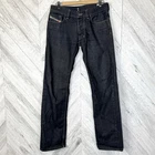 Diesel Jeans Larkee Regular Straight Mens 30x32 Denim Button Fly Wash 0088Z
