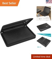 Versatile Black Felt Stamp Pad - 2-3/4" x 4-1/4" for Stunning Craft Results