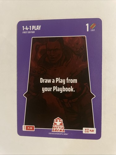 2024 Bo Jackson Battle Arena 1-4-1 Play Card!