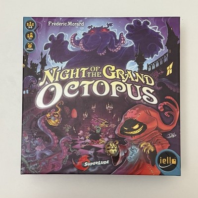 Night Of The Grand Octopus Board Game by Iello, Complete, Pre-Owned