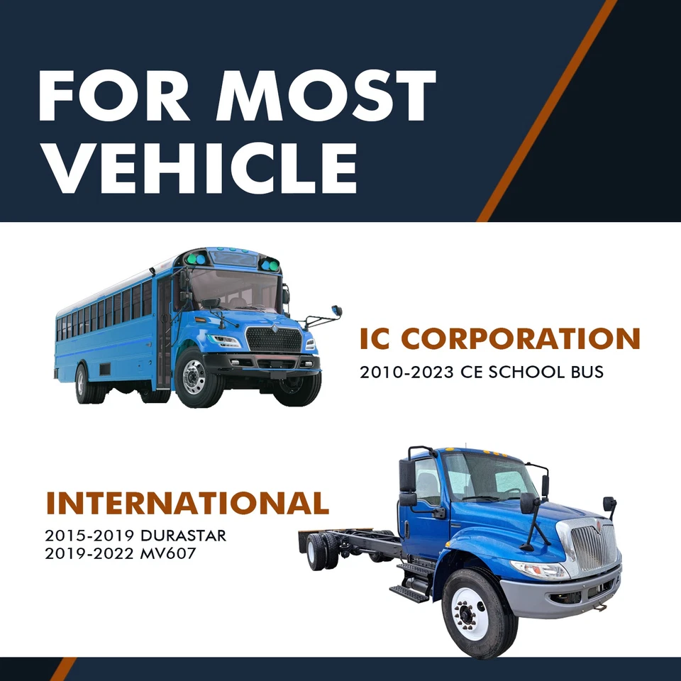 Par de 2 amortiguadores delanteros para autobús escolar Ic Corporation Ce 2010-2023 Foto 2 de 3