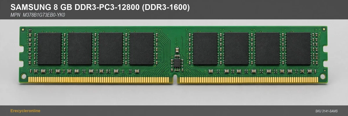 25+ Samsung 8GB Computer DDR3 SDRAM for sale | Updated Oct 2026