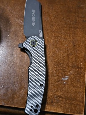 CJRB Crag J1904 Cleaver Flipper Folding Knife Gray Blade CF-Pattern G10 Liner Lo