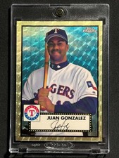 2021 Topps Chrome Platinum Anniversary 546 JUAN GONZALEZ Superfractor #d 1/1