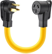 Kanayu 50amp Compatible with Nema 6-50p to 10-50r Welder Stove Yellow