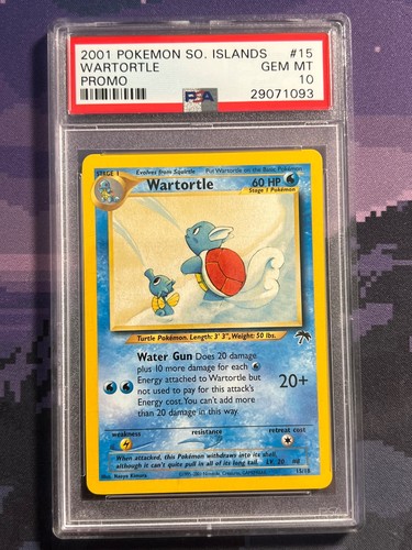 Wartortle graded PSA 10 for sale on eBay