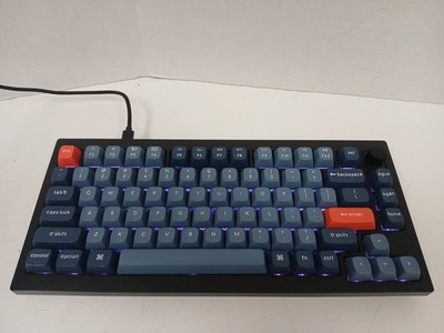 Keychron V1 Max Wireless 75% RGB Mechanical Keyboard With Brown Switches -NO BOX
