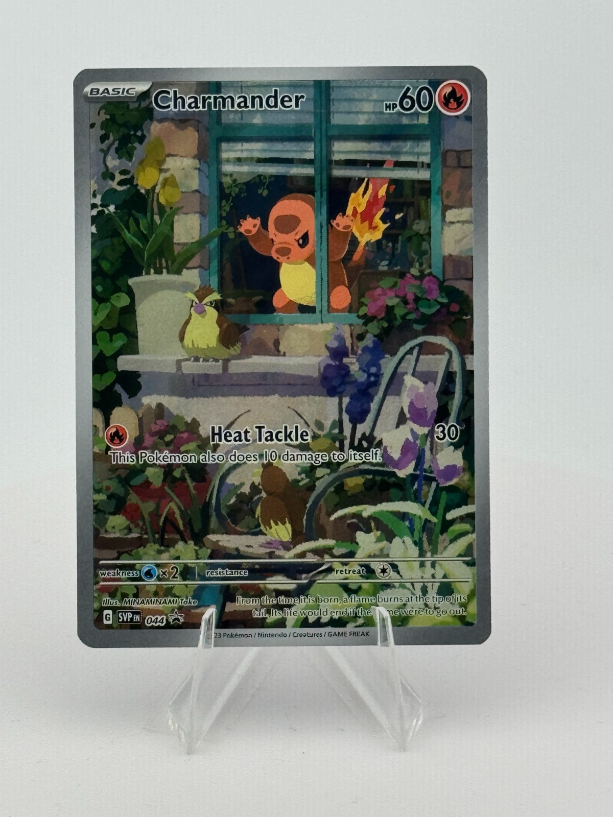 Pokemon TCG Charmander 044 Promo Full Art Holo Black Star Promo NM Condition