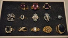 Costume Jewelry Rings Most Signed Gold Filled, Electroplated 925, ss 14k Vintage