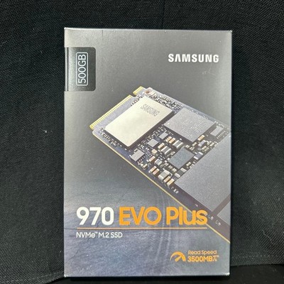 Samsung 970 EVO Plus 500GB NVMe M.2 SSD High-Speed Internal SSD Unopened