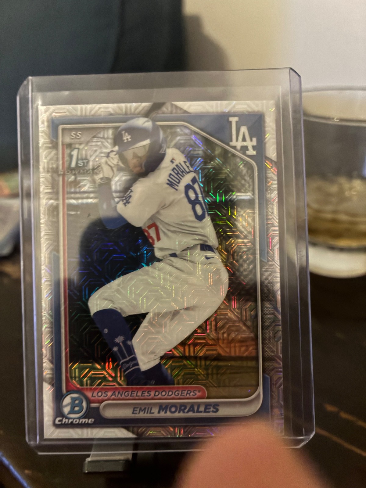 2024 Bowman Chrome - Prospects Emil Morales #BCP-221 Mojo Refractor (RC)